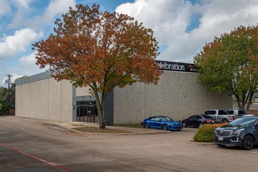 Great Location! Located at the NW corner Custer Road and Park Blvd in Plano and sits on just under a half acre.  Currently being used as a Working Event Venue hosting parties, weddings, private events, etc.  The ground floor has approx 9990 SQFT. Upstairs has an additional 1140 SQFT, which could be expanded to incorporate more SQFT for a larger second floor to support additional office space, tenants, storage, etc.  Endless ideas and possibilities with this property!