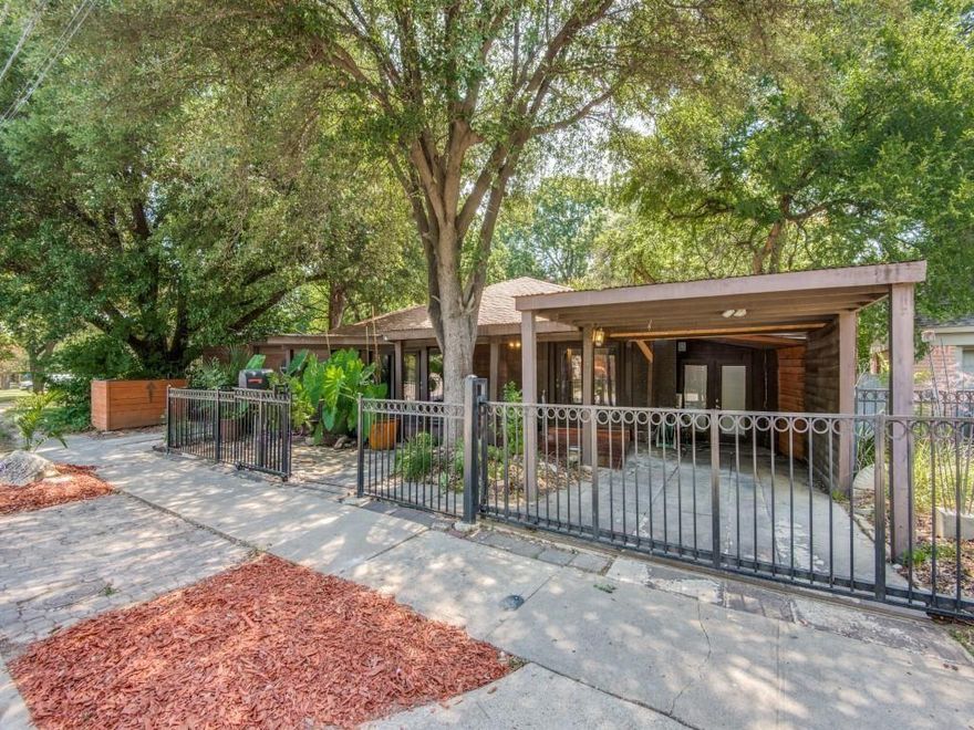 Serene Creekside Hideaway Is totally Remodeled Dream Home. Located in tranquil Beverly Hills, Oak Cliff on Coombs Creek, this home was built in 1945. It is centrally located, right down the street from the Bishop Arts District and with easy access to I-30. The garage has been converted into a small apartment suite and there are plenty of additional bedrooms, most with great views out to the creek or green spaces adjacent. The many additions to the home that have been completed over the years leave it with far more than the recorded 1,402 square feet. Make no mistake it will be Great reward for one lucky new tenant. Take caution when touring in and around home. There are many stairs, retaining walls, terraced levels. Section 8 welcome.