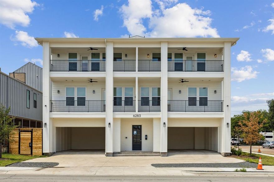 The Guest House in Lakewood, is a one of a kind, brand new 2023 construction boutique apartment complex located in the Lakewood neighborhood of Dallas, TX. 

This 17 unit apartment complex is 3 stories with covered parking and also includes the high end MyQ app for secured front and back door access. The interior finishes are over the top with red oak hardwood floors throughout the complex, 11 ft ceilings of 1st and 2nd floor and vaulted ceilings up to 15 ft on the 3rd floor, in-unit laundry, custom cabinets, full stainless steel appliance package, and each unit comes with a fenced in yard or oversized balcony.

Each unit is separately metered for electric and water can be sub-metered.