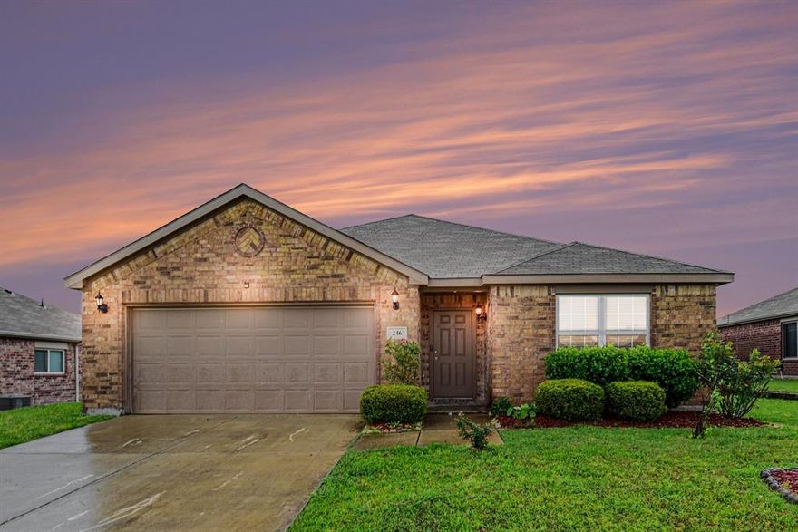 Welcome to 246 Willow Creek Ln in Terrell, TX—a charming property that blends comfort, space, and small-town convenience. This inviting home features a thoughtfully designed layout with generous living areas, ideal for everyday living and entertaining. Step inside to a bright, airy interior filled with natural light, complemented by neutral tones and versatile spaces that suit a variety of lifestyles. The kitchen provides ample cabinetry and workspace, making meal prep both easy and enjoyable, while the adjoining dining and living areas create a seamless flow for gatherings. The bedrooms are comfortably sized, offering peaceful retreats at the end of the day, and the primary suite provides added privacy and convenience. Outside, the property features a spacious yard with ample space for outdoor activities, gardening, or simply relaxing under the Texas sky. Located in a quiet, established neighborhood, this home offers the best of Terrell living—close to local schools, shopping, and dining, with easy access to major highways for commuting. Whether you’re a first-time buyer, growing household, or looking to downsize without sacrificing comfort, this home is full of potential and ready to welcome its next owner. Schedule your exclusive tour today!