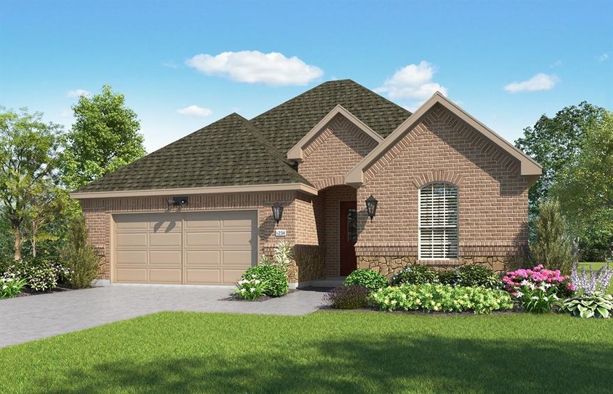 MLS# 5909 Carmona - Built by Ladera Living - Sep 2026 completion! ~ Welcome to the Torino, a beautifully crafted, move-in ready home in the sought-after 55 community of Ladera Living at Tavolo Park, perfectly situated on a corner homesite. Offering 2 bedrooms, 2 bathrooms, a private study, and 1,884 square feet of thoughtfully designed living space, this home blends comfort, style, and the ease of low-maintenance living. Step through the grand entry into a bright, open-concept layout where soaring ceilings and an expansive wall of windows fill the home with natural light. Whether entertaining guests or enjoying a quiet evening at home, the seamless design creates an inviting atmosphere for every occasion. At the heart of the home, the chef-inspired kitchen impresses with a large quartz island, shaker-style cabinetry, a dedicated coffee bar, and an upgraded appliance package featuring a 5-burner gas cooktop—making both everyday living and entertaining effortless. The private primary suite offers a peaceful retreat with dual vanities, a transition less walk-in shower, and a spacious walk-in closet, attached to your laundry room. Near the front of the home, the versatile study provides the perfect space for a home office, reading room, or hobby area. Guests will appreciate the generously sized secondary bedroom and nearby private bath with ample storage. Positioned on a premier corner homesite, the expansive covered patio becomes a true extension of the home—an outdoor living space designed for both relaxation and refined entertaining. Enjoy...