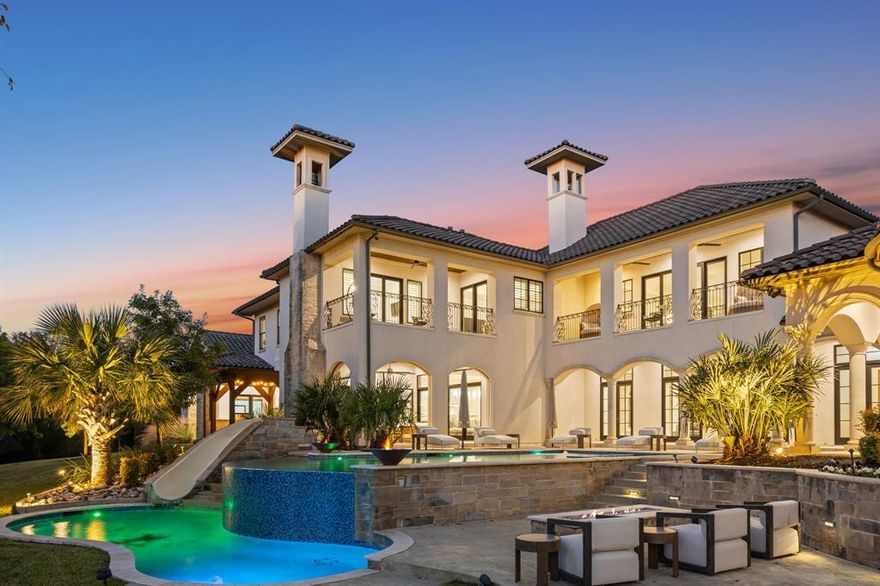 Discover the pinnacle of modern luxury in this magnificent residence, perfectly situated within the highly coveted, secure gated Terra Bella community. Every detail of this five bedroom suite property is designed for the most discerning homeowner seeking scale, sophistication, and every imaginable amenity.

The culinary heart of the home is a chef’s dream: a gourmet main kitchen featuring top-of-the-line Miele appliances and a separate prep kitchen, perfect for catering or large family gatherings. Beyond this area is a dazzling first-level entertainment wing, complete with fabulous game room and dedicated media room. For added convenience and privacy, a secluded guest suite is tucked away on this level. Completing this exceptional living experience is a remarkably large utility room with thoughtful built-in amenities for pets (crates and grooming station), complemented by a dedicated dog run just off the garage.

The primary suite, located on the main floor, is a true sanctuary, featuring a fireplace, sitting area, coffee bar, steam shower, separate vanities, tub, and lavish custom closet, offering extensive storage and boutique display space, along with access to pool area.

A truly functional upper level offers three bedroom suites, a comfortable upstairs living area, and a conveniently placed laundry space. A highly adaptable bonus room (currently a dedicated home fitness studio) offers the potential to effortlessly convert into a fourth bedroom.

Outside, the resort-style amenities beckon. The stunning Claffey built multi-level swimming pool is the centerpiece of the backyard oasis, complemented by fire bowls, a fire pit and an expansive, covered outdoor living area - perfect for year-round entertaining. A spacious four-car garage provides ample storage for vehicles. HVAC replaced in 2025.

A unique offering in this prime location is the choice of acclaimed Carroll ISD or the prestigious Westlake Academy, providing exceptional education opportunities.