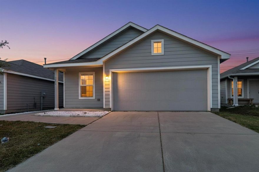 Built in 2019, this well-maintained 2-bedroom, 1-bathroom home offers modern comfort and low-maintenance living in the desirable Trinity Crossing community. Enjoy an open-concept floor plan with a bright living area, stylish finishes, and a functional layout perfect for first-time buyers, downsizers, or investors. The home also includes garage, energy-efficient systems, and access to all the amenities provided by the Trinity Crossing Homeowners Association. Move-in ready and conveniently located near shops, dining, and major highways—this home combines comfort, style, and community in one great package!