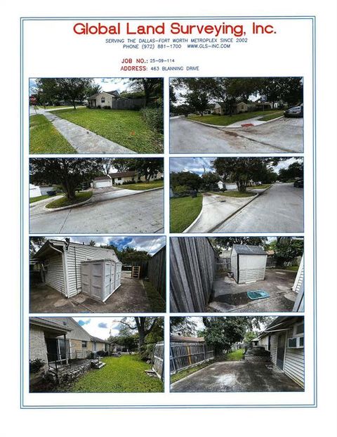 463 Blanning Drive Dallas TX 75218