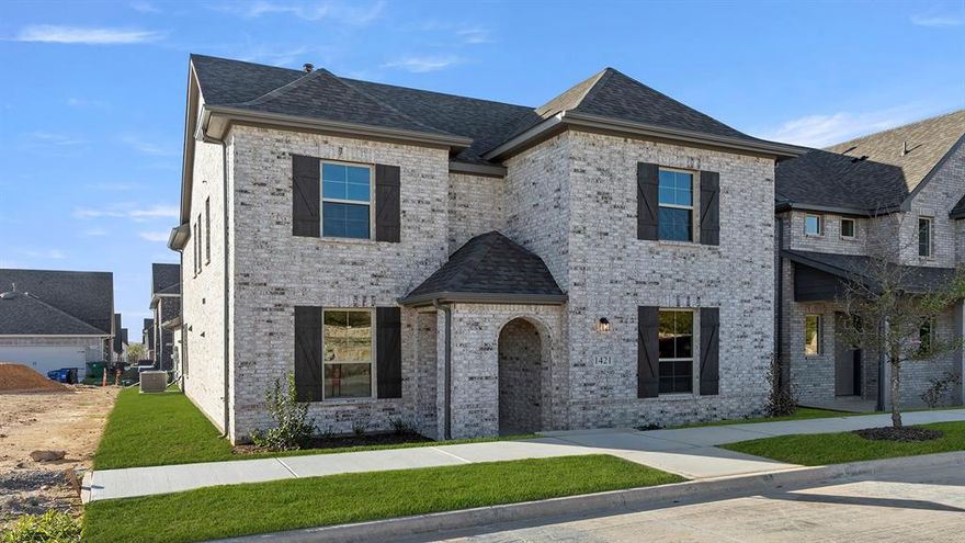MLS# 21033903 - Built by HistoryMaker Homes - Ready Now! ~ LONE STAR SALES EVENT - Texas-Sized Savings on Move-In Ready Homes - Get 4.99% Fixed Rates, up to $15,000 toward Closing Costs, and a FREE Move-In Package including fridge, washer, and dryer for a limited time only! This Davenport is a spacious, East-Facing, 4-bed, 3.5-bath, 2-story home with thoughtful details designed for comfort and connection. The kitchen flows seamlessly into the family room, creating a bright and welcoming space for everyday living. A central island offers extra prep space and casual seating, while a volume ceiling adds to the open feel. The first-floor primary suite provides convenience and privacy, while a dedicated study near the front porch is perfect for work or quiet time. The game room anchors the second floor, providing a central space for leisure and entertainment. An upstairs bedroom features a private en-suite bath, adding convenience and privacy. Hillside Village, located in Celina ISD, offers a resort-style pool, walking trails, a dog park, and playground - come enjoy all that the community has to offer!