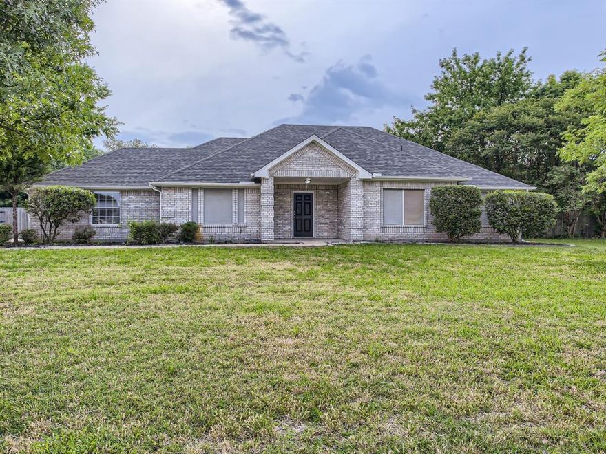 Charming one story home on roughly 1.5 acres with a fantastic open layout. Spend time outdoors in this spacious and welcoming backyard. Book a tour with your real estate agent today and feel right at home!