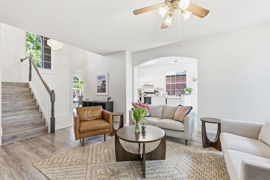 **Sunday, April 26th Open House is CANCELED due to family emergency. Please contact us to schedule your private showing! **STUNNING MOVE-IN READY 5-BEDROOM HOME!  Look no further...this one has it ALL with room for everyone!  Just minutes from Cedar Hill State Park this beautiful home feels peaceful and removed from the hustle and bustle of the city, but with all the conveniences, including Cedar Hill's Hillside Village, nearby.  NEW ROOF, NEW PAINT, NEW FLOORING, NEW KITCHEN COUNTERS, NEW HOT WATER HEATER and more... this one must be seen in person.  Well loved and fully updated, bring your family and make memories of your own in this stylish home.  Downstairs features a large living room, formal dining, kitchen, breakfast nook, spacious master suite, powder room and laundry.  Upstairs boasts a HUGE game room, FOUR bedrooms and a full bath.  No carpet!  Luxury vinyl plank flooring throughout is new in 2026 as is the designer Swiss Coffee colored interior paint.  Enjoy making meals in your dream white kitchen with brand new quartz countertops.  Windows over the large sink and breakfast bar opens to a cheery breakfast nook with tons of natural light.  A spacious formal dining room is located at the front of the home and sits ready to host your family gatherings.  The tranquil master suite is on the first level with windows to the back and ensuite bath with dual sinks, garden tub and separate shower.  New LVP floors continue up the stairs and throughout the second level with game room, 4 secondary bedrooms and a 2nd full bath.  Relax, laugh and spend quality time entertaining this summer in your own back yard with concrete patio, garden boxes and gorgeous rose bushes.