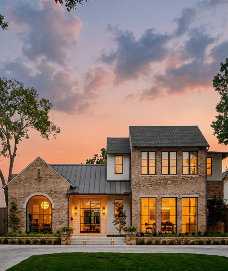 Located in the heart of Preston Hollow and just steps from the park, this exceptional custom residence offers a rare blend of timeless architecture, elevated design, and private everyday luxury. Personally built and lived in by the builder, every detail reflects a higher standard of craftsmanship from the Chicago brick façade and aluminum-clad windows to the thoughtfully designed floor plan, intentionally created to feel remarkably private and quiet from within. Spanning 5,963 square feet, the home offers 5 bedrooms and 5.5 baths, with both the luxurious primary suite and private guest suite on the main level ideal for long-term guests or multigenerational living. A dedicated office and fitness room add flexibility for modern living. The chef’s kitchen was designed for both daily living and entertaining, seamlessly connected to the main living spaces and complemented by a full butler’s pantry and wet bar, while expansive glass fills the home with natural light and effortless indoor-outdoor flow. Upstairs, a spacious game room offers a separate retreat. Outside, the resort-style pool and heated screened-in patio create a true year-round escape. Anchored by two fireplaces and finished with exceptional quality throughout, this turnkey residence offers a rare opportunity in one of Dallas’ most sought-after neighborhoods.
