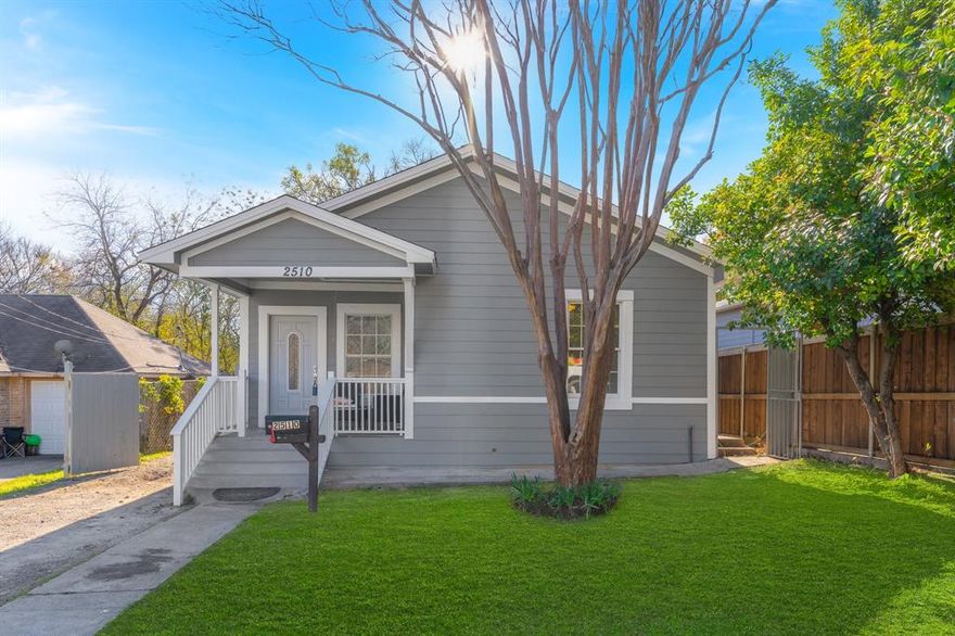 Experience this cozy, freshly renovated home ready just in time for the holidays! Inside, you’ll find new flooring, fresh paint throughout, updated kitchen cabinets, and two completely redone bathrooms. The three-bedroom layout feels open and inviting, especially with the peninsula kitchen overlooking the living area, creating the perfect space for everyday living and entertaining.

Out back, enjoy a charming wrap-around deck with a covered section, perfect for relaxing or hosting friends and family.

This home sits in the heart of an area going through exciting growth, surrounded by new construction and revitalization making it a great opportunity for a first-time homebuyer. Plus, you’ll love the location: just minutes from the Dallas Zoo, Downtown Dallas, I-35, and Cedar Crest.

If you’re looking for a move-in-ready home with comfort, charm, and convenience, this one is definitely worth checking out!