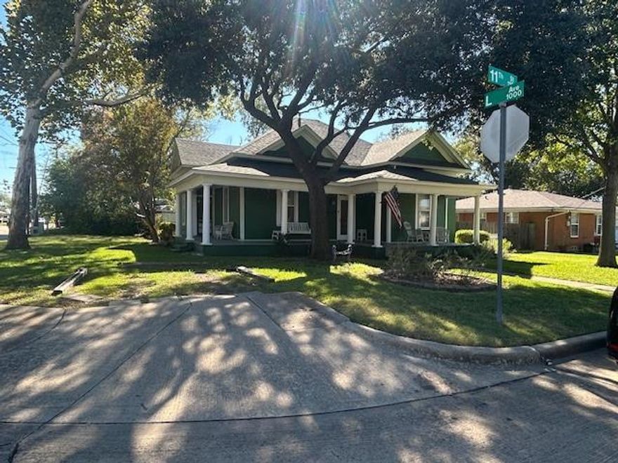 Access to DFW International or UT Dallas just makes sense for less than a 5 dollar travel fee on the new DART Silver Line while renting this cutie.  Noted as a Plano Heritage building, this charming home with front and side porches is on a corner lot with a fenced in back yard.  Home has separate foyer, kitchen, dining room, living room, and den.  Den has been used as a third bedroom, but home is officially a 2BR,2Bath.  All appliances are included and lawn service is handled by landlord.  This home has Central AC with Ecobee energy controls, access to a storm shelter, and is only 100 yards from the Dart SILVER Line with access to both DFW Airports and the Addison Business Corridor.  Make this yours today with an extended lease to secure at least the next two years, preferred.  Pets case by case, but small pets only, preferred.