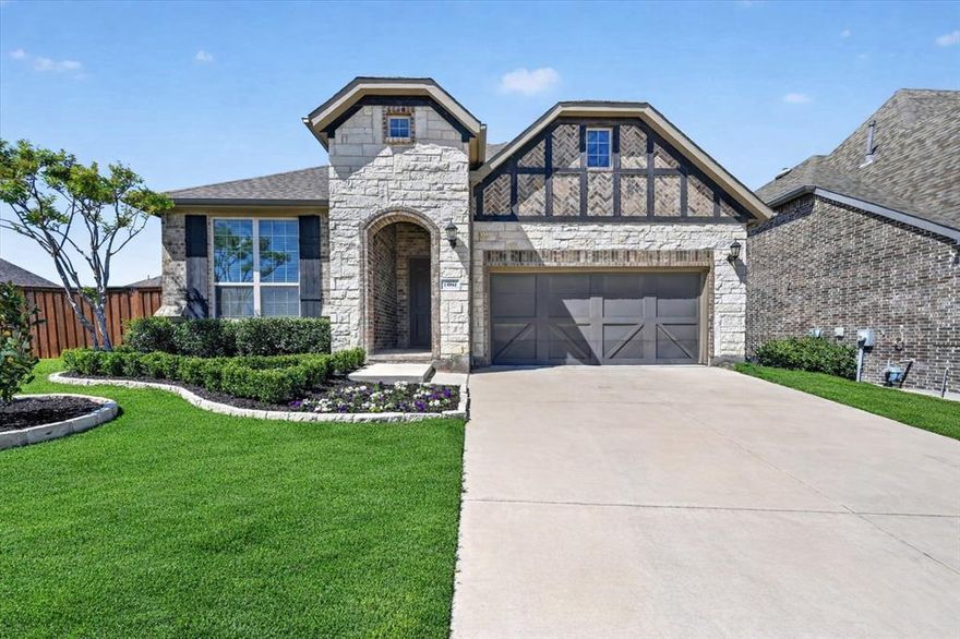 OPEN HOUSE — Sunday, April 19th from 1:00–3:00 PM.  This house comes with a REDUCED RATE as low as 5.750% (APR 5.988%) as of 04-14-2026. This is a seller paid rate-buydown that reduces the buyer’s interest rate and monthly payment. IN ADDITION, the Seller is ALSO contributing towards a 2-1 Temporary Buydown, reducing the Buyer’s payment, BASED ON A RATE OF 3.750% (APR 5.988%) as of 4-14-2026, for the First Year.  Terms apply, see disclosures for more information.

Welcome to this beautifully designed 3-bed, 2-full bath home offering 2,006 square feet of thoughtfully crafted living space.  Built in 2019 and sitting on a generous 7,492 sq ft corner lot, this modern gem combines stylish finishes with everyday functionality, and an abundance of natural light throughout.

At the heart of the home, an open-concept layout seamlessly connects the kitchen, dining, and living areas — perfect for entertaining or simply enjoying everyday life. Retreat to the spacious primary suite, tucked away from the secondary bedrooms for ultimate privacy and lined with a wall of windows into the backyard. The primary ensuite bath features a luxurious soaker tub and double sinks, while the walk-in closet offers a private entrance directly into the laundry room for maximum functionality. The two secondary bedrooms share a well-appointed bath conveniently positioned between them, ideal for family or guests.

Step outside to your own backyard oasis, complete with a covered patio and firepit making it the perfect setting for cool Texas evenings and weekend gatherings.

Residents enjoy an exceptional array of amenities including scenic fishing lakes, resort-style pools, splash pads, a basketball court, and an indoor event center. Explore miles of hiking and biking trails or gather with neighbors at the stunning community event lawn, framed by serene lakes and cascading waterfalls.

Don't miss this move-in ready home that checks every box!