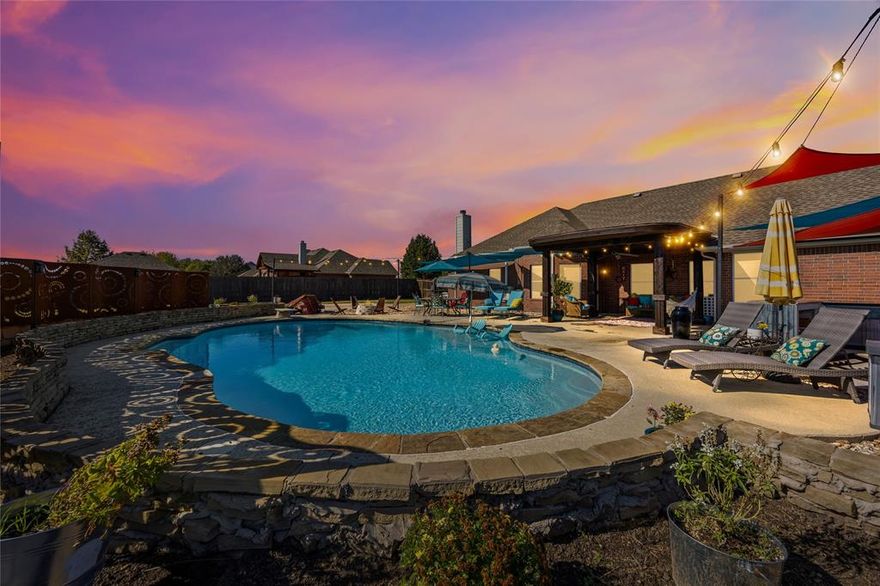 Welcome to 112 Springfield Lane in Waxahachie, TX — a beautifully maintained 4-bedroom, 2.5-bath home offering 2,469 sq ft of thoughtfully designed living space in a beautiful, relaxed, well established neighborhood. Sellers are retiring and are open to a quick closing, making this an exceptional opportunity for buyers.

Step inside to find custom built-ins, a spacious game room, and a cozy wood-burning fireplace that creates a warm, inviting atmosphere. The primary suite is a true retreat featuring two walk-in closets, including a unique hidden closet concealed behind a wall of bookshelves. The updated primary bath offers an expanded shower and new fixtures, while the guest bath has been upgraded with a new tub-shower and fixtures, plus updated fixtures in the half bath. Additional improvements include a new attic staircase, replaced AC-heating air handler, and a new pool pump (January 2026).

The backyard is a private outdoor oasis with a fully fenced yard, in-ground gunite pool, freestanding hot tub, BBQ area and firepit, and a stunning metal art wall on the pool deck—perfect for entertaining. Enjoy fruit trees, garden space, and extra parking behind the fence ideal for trailers, boats, or additional vehicles. A programmable sprinkler system covers the front yard and part of the backyard, and the property also features an in-ground storm shelter for peace of mind.

This home also includes an owned ground-mount solar system with batteries, free and clear (not leased), which conveys with the property, offering energy efficiency and long-term savings. Sellers are open to discussing removal if preferred.

This property combines comfort, character, energy efficiency, and incredible outdoor living — all in a prime Waxahachie location. A rare find with upgrades, space, and flexibility.

Waxahachie ISD Schools, Including- Waxahachie Global High School (Early college high school!)

Preferred Title Company: Designated Title
Preferred Lender: Meridian Mortgage