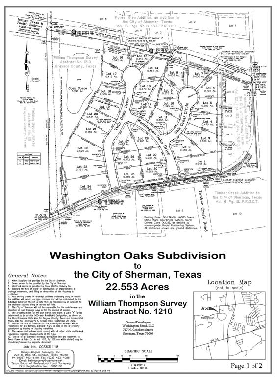 THOMPSON WILLIAM - Land