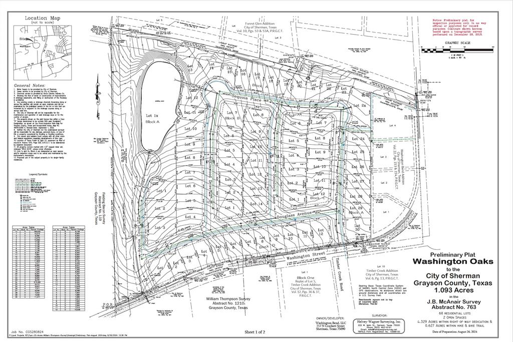 THOMPSON WILLIAM - Land