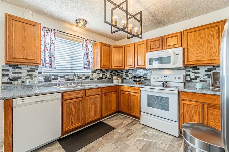 Step into this well-kept 2-story residence built in 1999, located in a mature neighborhood within Dallas ISD. With 1,610 sq. ft. of living space, this home offers 4 bedrooms and 3 bathrooms—perfect for families or those seeking extra room. Enjoy central air and heat, a dedicated laundry area, and the freedom of no HOA.

Recent updates include refreshed kitchen and living room flooring, roof enhancements, and upgraded window blinds—making this home move-in ready. A standard-size backyard shed adds convenient storage.

Situated just 20 minutes from Downtown Dallas and 10 minutes from Balch Springs, with quick access to I-635, commuting is a breeze. Shopping, dining, and daily essentials are all close by.

Major kitchen appliances—refrigerator, stove, microwave, and dishwasher—are included. Plus, the seller is offering concessions toward closing costs.

Whether you're a first-time buyer, investor, or simply looking for a great value in a desirable location, this home checks all the boxes. Schedule a showing with your agent and begin the process of MAKING THIS YOUR HOME.