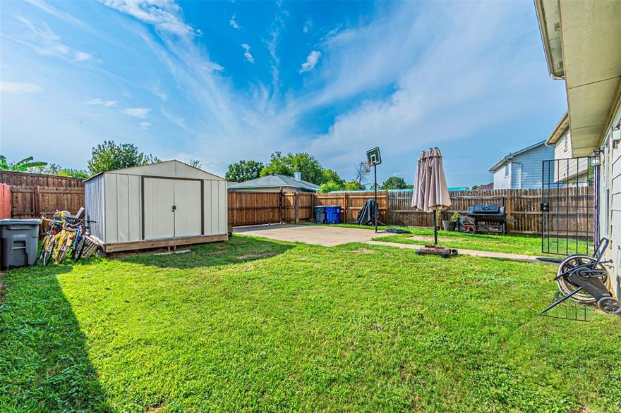 This well-maintained two-story home located in a mature Dallas ISD neighborhood with 1,610 sq. ft. of living space & 4 bed-3 bath —ideal for growing households. Features include central air & heat. Recent updates include flooring in the kitchen and living areas and upgraded window blinds, making this home move-in ready. The backyard includes a storage shed for added convenience. 
Enjoy a prime location just 20 minutes from Downtown Dallas. Shopping, dining, and everyday essentials are nearby. Major kitchen appliances—refrigerator, stove, microwave, and dishwasher—are included. 
The seller is also offering concessions. Perfect for first-time buyers, investors, or anyone seeking value and location. Reach out and ask questions.