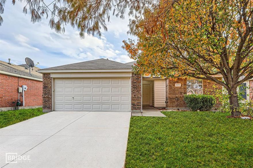Welcome to 2210 Sumac Drive, a beautifully maintained 3-bedroom, 2-bathroom home located in a peaceful, family-friendly neighborhood in Forney, Texas. This charming property offers an inviting atmosphere with its open floor plan, perfect for modern living.

Upon entering, you'll be greeted by a spacious living room filled with natural light, offering a warm and welcoming space to relax or entertain. The adjoining kitchen is designed for functionality, featuring plenty of cabinetry, modern appliances, and a cozy breakfast nook for casual dining.

The primary bedroom is generously sized, offering a peaceful retreat with ample closet space and an en-suite bathroom featuring a large vanity, separate shower, and bathtub for ultimate relaxation. The two additional bedrooms are perfect for family, guests, or home office space.

Enjoy outdoor living in the private, fully-fenced backyard, ideal for weekend barbecues, gardening, or simply unwinding after a long day. The front yard offers great curb appeal with mature landscaping, and the home is conveniently located near parks, schools, shopping, and major highways for easy commuting.

This isn’t just a home—it’s a lifestyle upgrade! Apply today and experience a living space that truly stands out from the rest. Don't miss your chance to call this extraordinary home yours! Applications can be completed on our website!

Application fees are $65 per adult (18+) applicant. Additional required monthly fees: Smart Home fee $50 and Pest Control Fee $24.75

*Bridge Tower Homes does not advertise on Craigslist, 5 mile, Facebook Marketplace, or any other classified advertising services.*