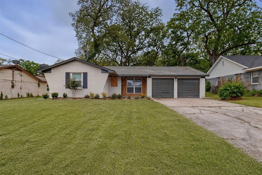 Completely updated and move-in ready, this beautifully renovated home at 6323 Harmony Ln offers modern finishes and functional living in a well-established Dallas neighborhood. The interior features a fully refreshed kitchen with sleek quartz countertops, updated cabinetry, and a clean, contemporary feel perfect for everyday living and entertaining.

Both bathrooms have been thoughtfully remodeled with stylish finishes, giving the home a fresh, elevated look throughout. The open living spaces provide great natural light and a comfortable flow.

Step outside to a very large backyard—ideal for gatherings, kids, pets, or even future additions like a patio or pool.

With major updates already completed, this home delivers the perfect blend of style, space, and value.
