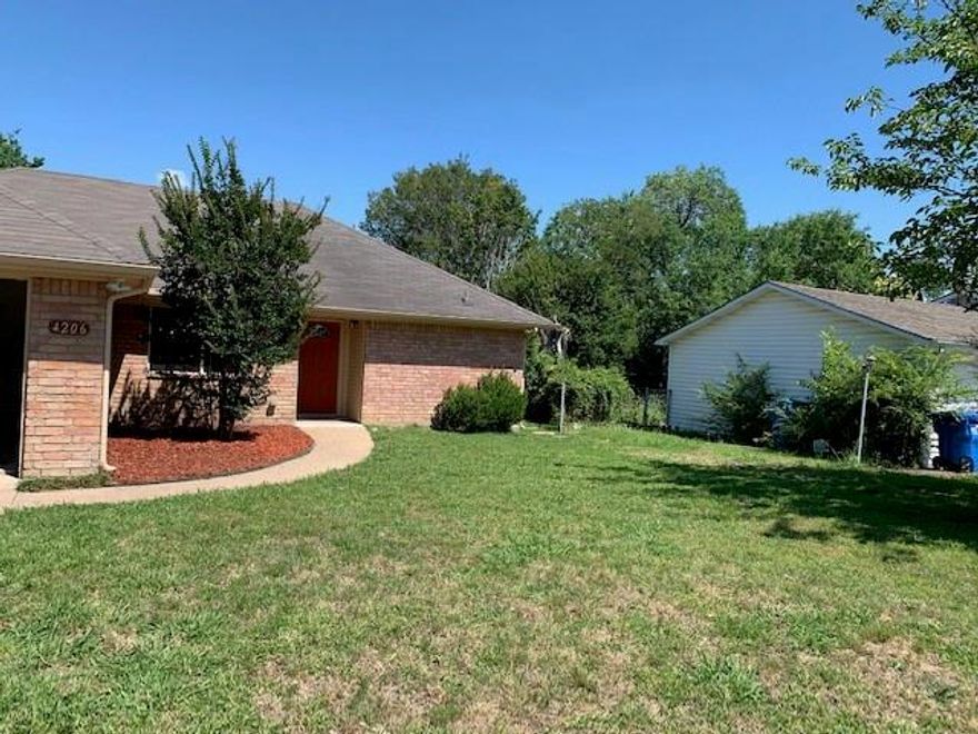 Completely remodeled 3 bedroom,2 bath home within walking distance to the shops and restaurants in  downtown Rowlett. Easy access to the dart station. Features wood-look ceramic tile throughout.  Great layout with split master and secondary bedrooms. Large backyard with covered patio.  Pictures are from the previous listing.