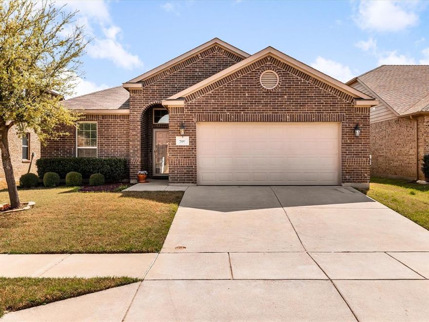 Welcome to this beautifully maintained, one-owner home nestled in the heart of the highly acclaimed Northwest ISD! This spacious 3-bedroom, 2-bathroom property offers a bright and open floor plan designed for modern living. The large living area seamlessly connects to the dining space and kitchen, creating the perfect setting for everyday comfort and effortless entertaining. Thoughtfully designed, each room offers a balance of style and functionality. The private primary suite is a peaceful retreat with plenty of space to relax, while the three additional bedrooms are generously sized—ideal for family, guests, or a home office. Enjoy summer days at the nearby community pool, just a short walk away! Ideally situated near Alliance Town Center, you'll love being just minutes from top-rated shopping, dining, schools and entertainment. This home combines convenience with comfort. Don’t miss your chance to own this exceptional home in a PRIME location—schedule your private showing today!