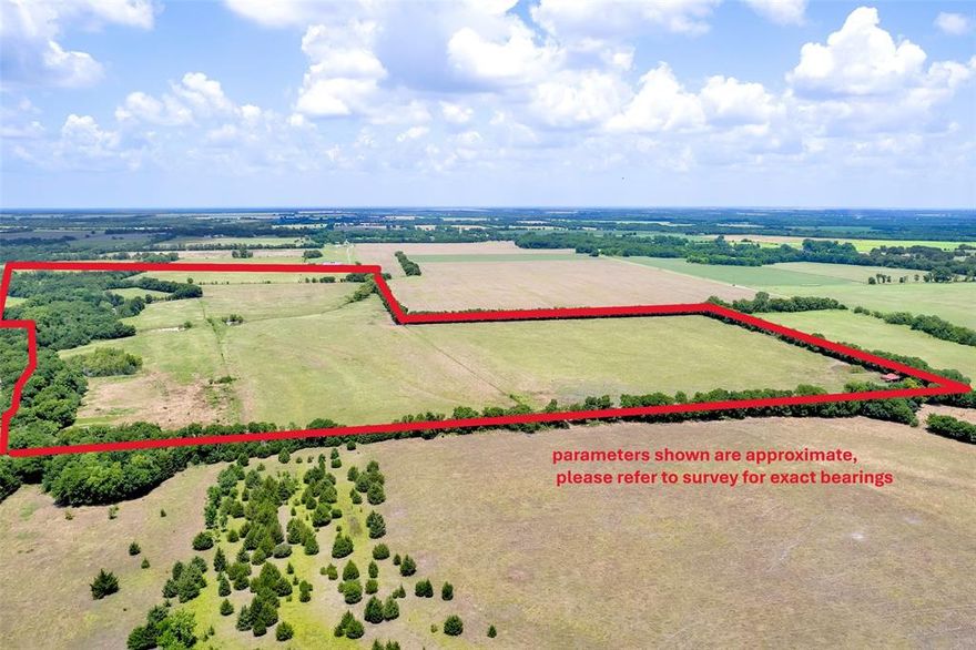 Discover the endless potential of this 79.04-acre ag-exempt ranch in the heart of Texas! This well-designed property features fencing and cross-fencing that divide the land into four separate pastures—each with its own pond. A peaceful creek runs through along the NW corner of the property, and one pond includes two duck flats, ideal for attracting waterfowl. Additional improvements include a barn, plus a separate storage barn for large equipment. This land is perfect for livestock, farming, hunting, or a private rural retreat. Electricity is available and water is nearby, offering flexibility for future development.

Don't miss this rare opportunity to build, expand, or invest in your dream country lifestyle!