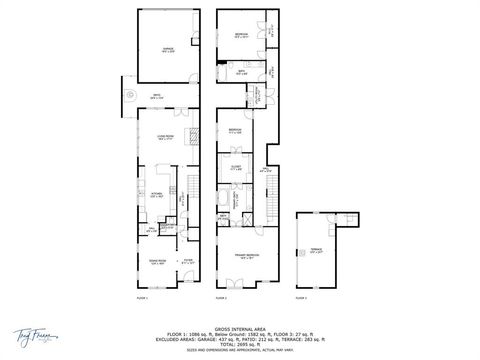 Tiny photo for 3637 Crestline Road, Fort Worth, TX 76107 (MLS # 20932029)