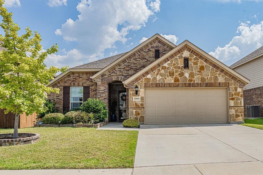 Best of both worlds—quiet neighborhood living with quick, direct access to Fort Worth. Situated near the Burleson-Fort Worth line with fast I-35 connections to Downtown, the Medical & Cultural Districts, and major employers—all within the highly rated Burleson ISD. This PRISTINE showstopper delivers upgraded stone-and-brick curb appeal, and the ultra-private backyard provides a peaceful, at-home retreat. Inside, the popular open-concept plan lives large with high ceilings and abundant natural light. The oversized primary suite offers excellent closet space; secondary bedrooms are generously sized. A versatile flex room adapts to your needs—home office, media-TV space, workout zone, or playroom. Premium finishes include wood and tile flooring, granite countertops, and tiled showers—this home shows like a model. Outdoors, enjoy a cozy covered patio plus extended decking for dining and entertaining. Minutes to restaurants, shopping, entertainment, and the amazing H-E-B grocery store—everything you need, right where you want it.