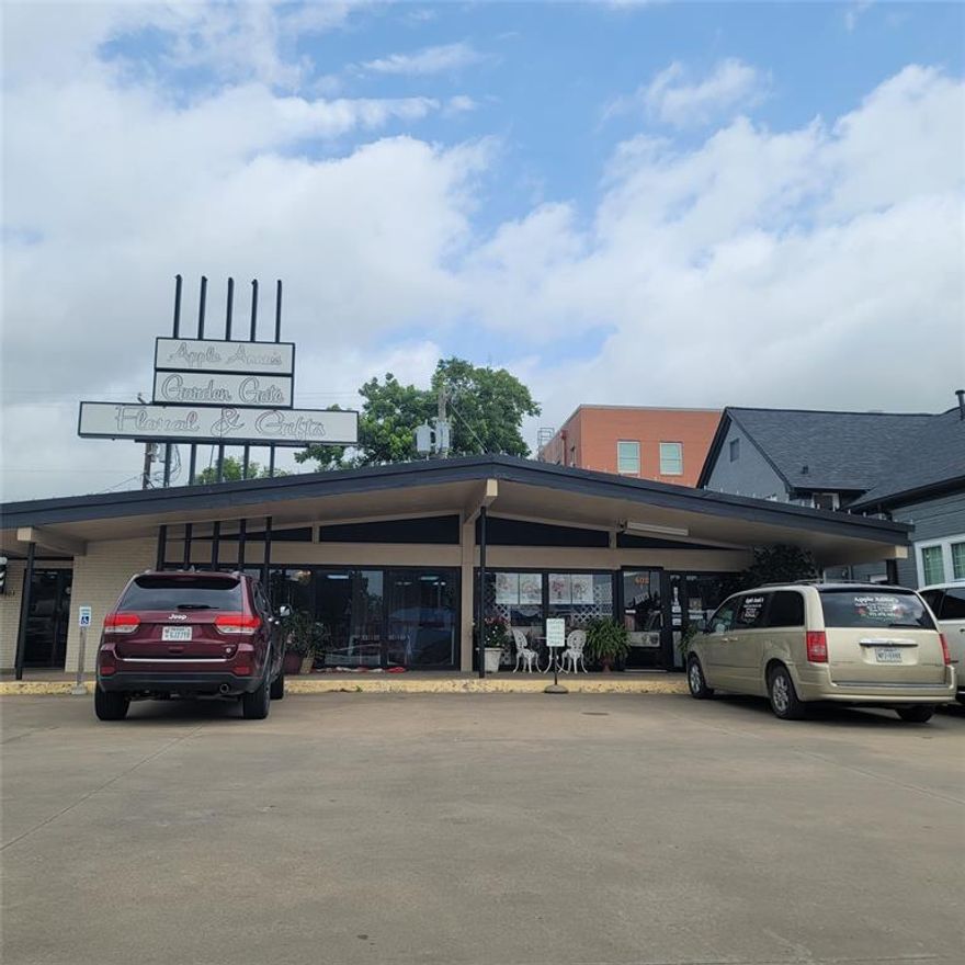 Approx 2306 sf of retail space directly on Ennis Ave. Currently a flower shop, the unit has a walk-in cooler which will remain and a counter for cash register, etc. Great exposure. Lease is 3 years at $2,450 per month plus double net (taxes and insurance) at $968.91. Tenant pays gas, water and electric plus business liability insurance. Current occupant is scheduled to move out July 7.