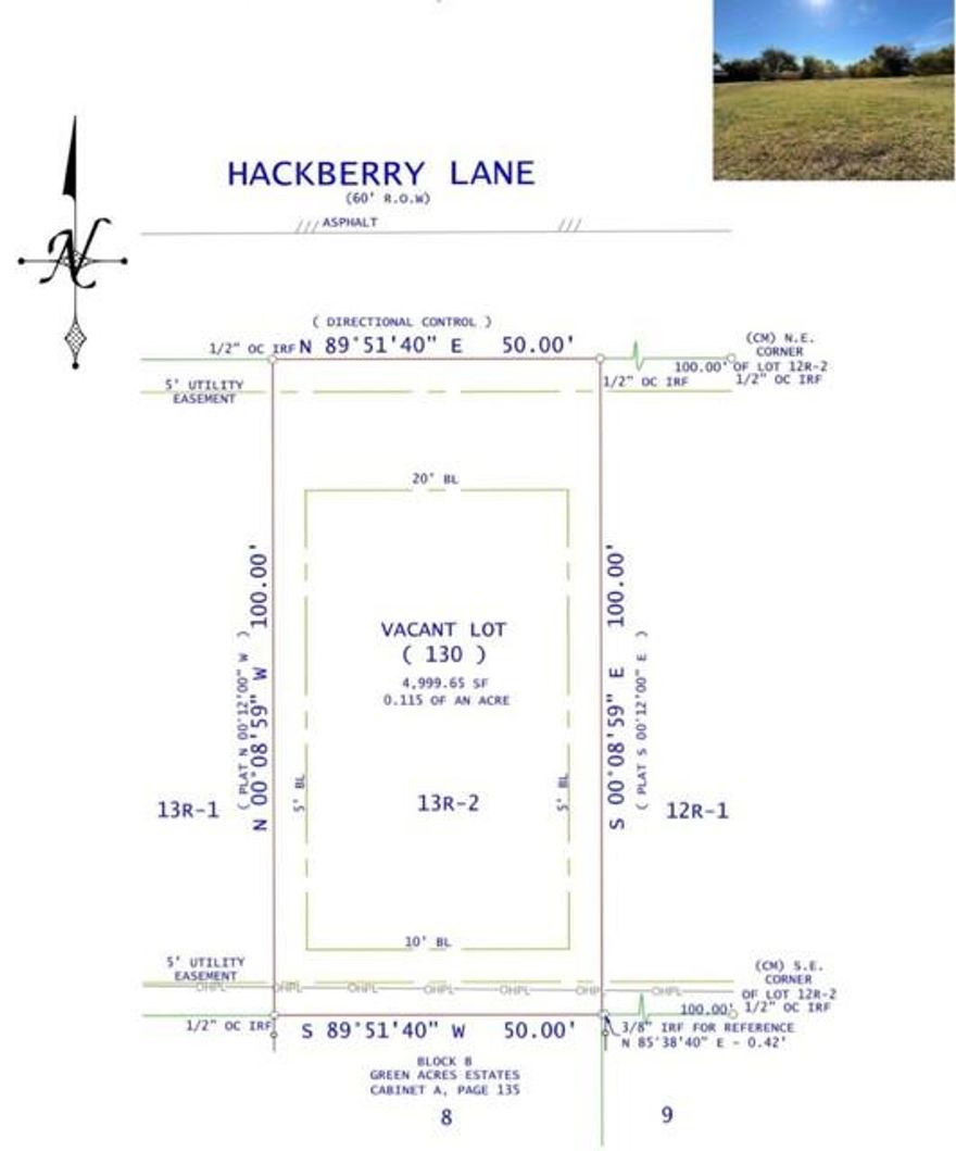 Build your dream home or investment property.  A lot of new builds coming up in the area.  Bring your own builder.  No mobile homes allowed.  Recent survey and Roanoke building parameters can be found in transaction desk.