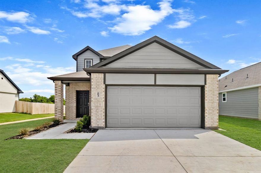 Love where you live in Deer Creek in Fort Worth, TX! The Redbud floor plan is a spacious two-story home with 4 bedrooms, 2.5 baths, a Texas-sized game room, and 2-car garage. This home has it all, including privacy blinds and vinyl plank flooring throughout the common areas! The gourmet kitchen is sure to please with 42-inch cabinets, granite countertops, and center island! Retreat to the first-floor Owner's Suite featuring a box window, separate tub and shower, and a walk-in closet! Enjoy the great outdoors with a patio! Don’t miss your opportunity to call Deer Creek home, schedule a visit today!