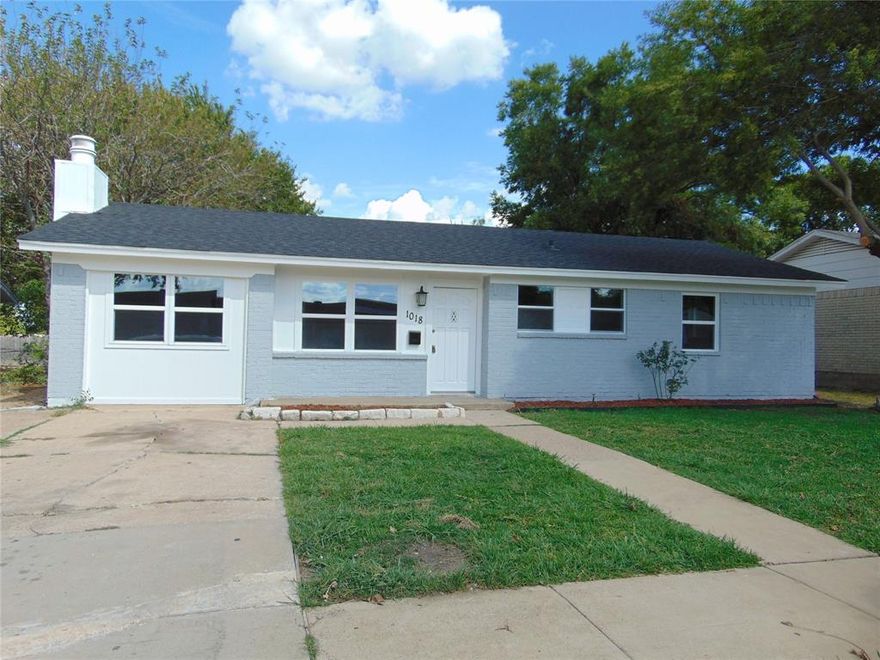 ALL UPDATED AND MOVE IN READY!  SHOWS GREAT!  New carpet and fresh paint 2024.  New Luxury plank vinyl flooring through most of the house 2024.  Kitchen has new cabinets and new countertops 2024.  SS appliances and LED lighting too!  Both baths are updated.  Master has 2 closets.  Low-E windows and extra insulation = Low bills for You!  Separate WD area.  New roof 2024.  Second living area has a fireplace.