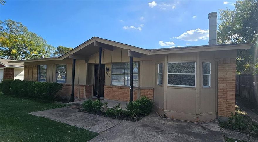 Investor Special! Nice brick home in the middle of a rapid growth area. Tons of potential. Bones seem good, roof and HVAC have been more recently updated. Super convenient to Firewheel Mall, George Bush, I-75 and I-30