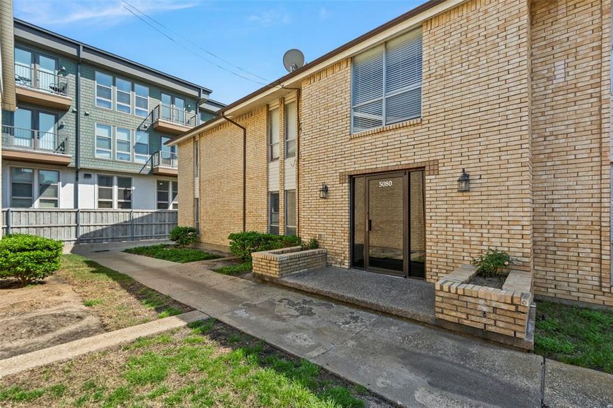 Updated 2-bedroom, 2-bath apartment located in a highly desirable neighborhood near SMU, within walking distance to Central Market and the Old Town Shopping Center—featuring multiple grocery stores, a pet store, fitness center, shops, and a variety of great restaurants.This first-floor unit has been recently updated with fresh paint, upgraded flooring, a renovated primary bath shower, and updated kitchen and bathroom countertops, offering a modern and comfortable living space.Enjoy an unbeatable, walkable location near Central Market, Starbucks, and a wide selection of dining, shopping, and entertainment options. Conveniently situated close to SMU, DART Rail, and Mockingbird Station, with easy access to the Katy Trail Extension and White Rock Lake—perfect for biking, running, and weekend outings.Additional highlights include access to a community pool and two assigned covered parking spaces, along with close proximity to Park Cities and NorthPark Center. Reserved Parking #117 and #118.