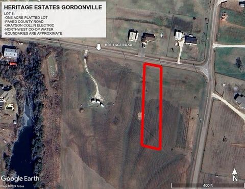 LOT 1.6 HERITAGE Gordonville TX 76245