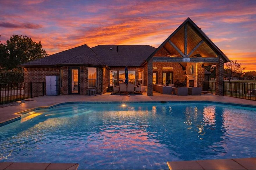 If you’ve been waiting for a home that truly has it all—space, style, smart upgrades, and lake access—this is the one.

Welcome to 2009 Tree Top Ct in Bentwater on Lake Granbury. This  4 bedroom, 2.5 bath home offers 2,688 square feet of thoughtfully designed living space on a full acre, plus a 3 car garage that takes functionality to the next level.

The living room features a floor-to-ceiling stone fireplace, custom built-ins, and a striking coffered ceiling with wood inlay. The kitchen is built for gathering with an oversized island, custom cabinetry, stainless steel appliances, and ample prep space, all flowing into a light-filled dining area overlooking the backyard.

The primary suite offers a spa-style bathroom with dual vanities and a large walk-in shower, creating a clean, modern retreat. Secondary bedrooms are positioned for privacy and flexibility.

Step outside to a backyard designed for entertaining, complete with a resort-style pool, expansive covered patio, and an outdoor fireplace with wood and propane capability.

This home is fully foam encapsulated for energy efficiency and includes a propane-powered tankless water heater for continuous hot water. A whole-home generator provides extended power capability, while two HVAC systems with zoned control, including a dedicated garage zone, offer comfort throughout.

The 792 sq ft garage features epoxy floors and is both heated and cooled, ideal for hobbies, a gym, or workspace.

Additional features include prewired audio, video, and surround sound, centralized media system with backup power, whole-home security with cameras, smart access to garage doors and thermostats, and a shared well with smart irrigation.

Boat Slip H42 at Bentwater Marina is included, providing direct access to Lake Granbury.