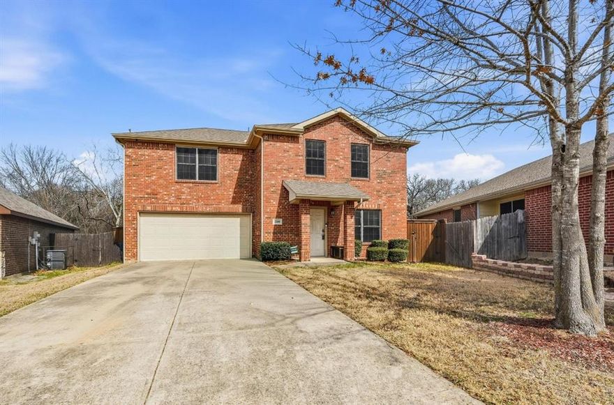 This Amazing home is a MUST SEE. This 3 Bedroom 2.5 baths home has an open concept great for Entertaining Family and Friends. Family Living at its Best with a Massive back yard, in a Private Cul-de-sac. This Home has room to Grow! Spacious Living Meets Ultimate Outdoor Freedom- A Rare Find. Home has New ceramic flooring downstairs, New AC unit (2025), New 6 foot board on board wood Fence, 2 garage parking and additional 6 car space driveway parking perfect for family and guest. Say Yes to this ADDRESS !