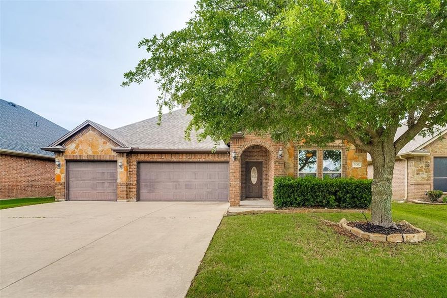 Welcome to this beautiful home in Burleson! This stunning one-story residence offers nearly 2,400 square feet of thoughtfully designed living space, featuring four bedrooms and three full bathrooms.

Upon entry, you’re greeted by two spacious bedrooms connected by a shared full bath—perfect for family or guests. Continue into the expansive open-concept living area, ideal for entertaining, which flows seamlessly into the kitchen. The kitchen is a true centerpiece, boasting granite countertops, abundant cabinet storage, a large pantry, and a wonderful center island.

Just off the living room, you’ll find a conveniently located full bath alongside the versatile fourth bedroom—perfect as a guest suite or home office. Privately situated on the opposite side of the home, the primary suite offers a relaxing retreat with a large walk-in shower, dual sink vanity, and spacious walk-in closet. A standout feature is the direct access from the primary closet to the laundry room for added convenience.

Step outside from the breakfast area to enjoy a beautifully designed stamped concrete covered patio with a pergola—perfect for outdoor gatherings or quiet evenings at home.

Additional highlights include a three-car garage with durable epoxy flooring, an upgraded 5-ton HVAC system with all-new ductwork, and a brand-new roof installed in 2026.

Meticulously maintained and truly move-in ready, this home is waiting for you. Schedule your private tour today!