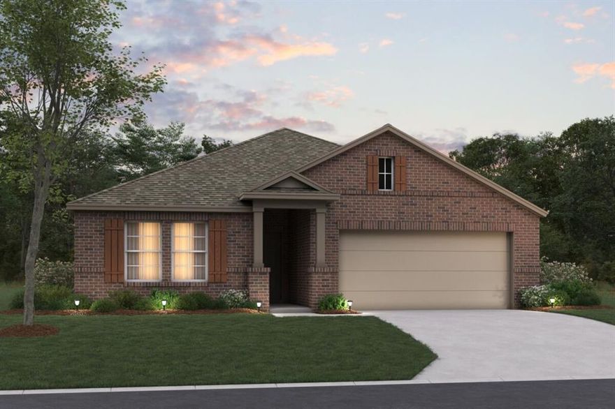 Built by M-I Homes. 

Welcome to 1733 Cambium Drive, Fort Worth, Texas — a beautifully designed new construction home built by M-I Homes. This thoughtfully crafted 1-story home offers a well-planned living space, featuring an open-concept living space that seamlessly connects the main gathering areas for everyday comfort and effortless entertaining.
 
Key highlights of this home include:
- 3 bedrooms, 2 full bathrooms
- Quartz kitchen countertops
- Wood look tile throughout common space
- Covered patio
- Owner's en-suite bathroom

The owner's bedroom suite offers a convenient retreat with an en-suite bathroom. The overall quality of design is evident in every detail, from the well-proportioned rooms to the cohesive finishes that give this home a polished and welcoming feel.
 
This home is situated in a community that provides easy access to nearby parks, making it an appealing choice for those who enjoy outdoor recreation and green spaces. The surrounding neighborhood offers a pleasant setting with a strong sense of community and convenience.
 
With its smart floorplan, quality construction, and desirable single-story layout, this new construction home is ready to welcome its first owner. 

Schedule your visit today!