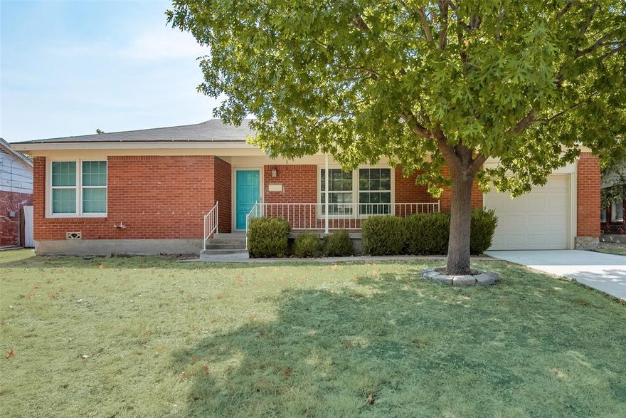 Charming updated home nestled in the desirable community of Richland Hills in Birdville ISD! Offering three spacious bedrooms, one bath, and a one-car garage, this property is situated on nearly a quarter acre of land, providing plenty of space for children, gardening, pets, and outdoor activities. Recent updates include a new AC with a 12 year warranty 2022, new windows 2018, tankless water heater 2020, new carpet 2023, remodeled bathroom 2018, exterior trim recently painted 2022 and new driveway 2023.  Other updates include added insulation on all interior walls and a Tuff Shed in back yard on a concrete base.  Great location convenient to NE Mall, restaurants, shopping,  Rufe Snow and I-820.