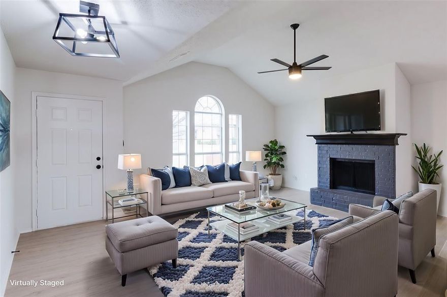 Charming Renovated Home in a Desirable Fort Worth Neighborhood!

Tucked away in a sought-after Fort Worth neighborhood, this beautifully renovated 3-bedroom, 2-bath home with a 2-car garage is move-in ready! Step inside to a spacious living room featuring a stunning brick fireplace—perfect for cozy evenings. The kitchen shines with honed black granite countertops, offering a modern, natural look with a sleek matte finish. Freshly painted white cabinets, brand-new appliances, and a charming bay-window breakfast nook complete the space.

Enjoy stylish updates throughout, including light ash-colored luxury vinyl plank flooring in the main living areas and kitchen, plush new carpet in the bedrooms, and freshly painted walls for a clean, modern feel. Step outside to an open patio overlooking a large backyard, offering plenty of space for outdoor entertaining or relaxation. See pictures of the closet system that the seller is willing to add to 3rd bedroom.

Don’t miss out on this must-see home!