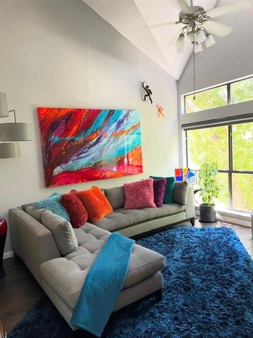 Beautifully updated condo offering a stylish blend of modern finishes and functional upgrades throughout. The home features gorgeous ceramic wood-look tile flooring across the entire first floor, complemented by scraped ceilings in the living room, dining area, and upstairs foyer for a clean contemporary feel. The remodeled guest bathroom includes all-new shower plumbing, a new bathtub, and updated finishes, while the spacious primary bath offers dual shower heads for a relaxing spa-like experience. Upgraded cabinetry in the kitchen and both bathrooms adds a refined touch, along with new baseboards throughout the home. Major mechanical updates include a well-maintained Trane HVAC system approximately 5–6 years old and a newer fur-down air handler installed around 3 years ago. All window grid lines were removed approximately 5 years ago, giving the home a brighter, more modern appearance. Includes one covered parking space and access to community amenities with HOA dues of $350 per month, which cover gas, water, trash services, and all exterior maintenance. Annual property taxes are approximately $3,400. Owner financing available with 30% down at 8.75% interest amortized over 30 years with an estimated principal and interest payment of approximately $991 per month. Balloon payment due in 7 years. Buyer responsible for standard closing costs. Offered at $179,999.