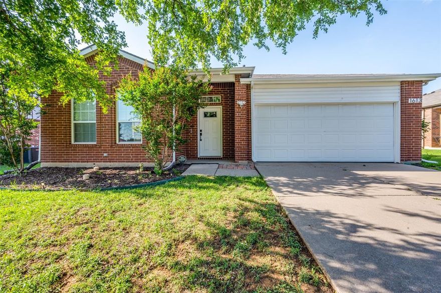 This beautifully updated and meticulously maintained one-story home offers a spacious open floorplan with a modern but comfortable and cozy feel.   The new modern front door is the first impression just to be wowed by the ever lasting impression on the other side! The bright openness of the home is instantly noticeable upon entry. Seamlessly lined throughout the home lays new grayish tiled plank flooring reflecting light from all of the recently replaced windows providing super low energy bills while giving tons of natural light. Perfect for both everyday living and entertainment, this home features a large flex area that could be utilized for anyone's needs. A striking white kitchen equipped with stainless steel appliances, and rounded breakfast bar, open to the dining and living areas which showcases a modern honeycomb gas fireplace. Make life easier with these smart home upgrades including; multipoint Ring Security System, thermostat, fingerprint entry lock and recently purchased smart fridge equipped with multi-ice options and water pitcher. Step outside to a private backyard retreat, complete with a charming pergola. All conveniently located in a vibrant community offering a community pool, splash pad, trails, sport courts and activities with one of the lowest HOA fees around! This active neighborhood has easy access to I35 which is near Denton’s historic downtown square filled with shops, restaurants, festivals, and live music. Zoned to the highly acclaimed Guyer High School and within walking distance to McNair Elementary. Do not miss this opportunity to own a move-in ready gem for such a low price, paired with a $8,500 credit towards closing costs or loan buydown with preferred lender and save thousands. See attached flyer for more details.