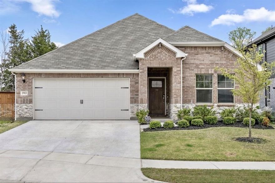 Like New at Lakehaven — Lake Living with All the Extras
Skip the wait and move right in! This barely-lived-in 2025 home at 3903 Possum Dr is ready to impress. Nestled in the master-planned community of Lakehaven in Farmersville, TX, this 4-bedroom, 3-bath single-story gem offers 2,059 sq ft of modern living minutes from the shores of Lavon Lake.
Inside, an open floor plan with stylish finishes and four spacious bedrooms gives every member of the family room to spread out and settle in. Outside, Lakehaven delivers a true resort lifestyle — featuring a pool, children's splash pad, basketball court, fitness center, BBQ grills, covered pavilion, community center, greenbelt, and scenic walking and biking trails.
Located just off TX-78 and US-380, you'll enjoy easy access to dining, shopping, top-rated Farmersville ISD schools, and all the lake recreation Lavon Lake has to offer.
All the perks of a brand-new home. None of the wait. Welcome to Lakehaven.