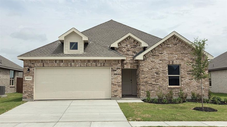Beautiful new D.R. Horton home in the Saratoga community located in Granbury and Granbury ISD! The single-story Natchez Floorplan, Elevation F, with an estimated Spring completion, features 4 bedrooms, 2 bathrooms, and a 2-car garage with an open-concept layout that connects the family room, dining space, and modern kitchen for easy everyday living. The kitchen offers quartz countertops, 36” upper cabinets with crown molding, stainless steel appliances, electric range, stainless steel drop-in sink, a large center island, and a walk-in pantry. The private primary suite includes an en-suite bath with dual quartz vanities, a 5-foot oversized shower, and a walk-in closet located off the bathroom. Secondary bath includes a quartz vanity, and luxury vinyl plank flooring runs throughout the main areas and wet zones. Energy-efficient construction and America’s Smart Home Technology come standard-plus covered back patio, full sod, sprinkler system, privacy fencing, and professional landscaping. Saratoga residents can access two community parks, Highway 377, Saratoga Blvd, Lake Granbury, Granbury City Beach Park, HEB, Harbor Lakes Golf Club, and Motor Sport Ranch within minutes.