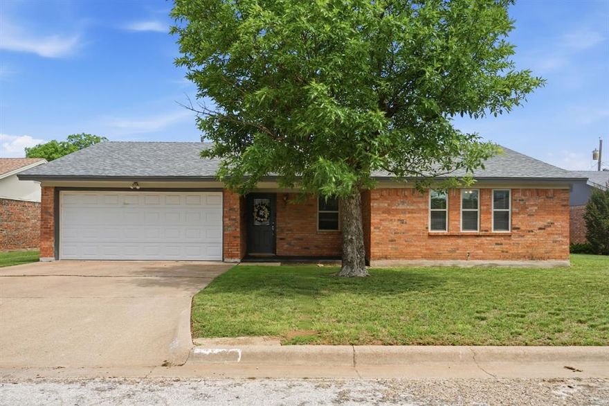 Welcome to this beautifully updated 3-bedroom, 2-bath gem offers the perfect blend of comfort, style, and functionality. From the moment you step inside, you’ll appreciate the open-concept layout that creates a seamless flow between the kitchen, living, and dining areas—ideal for both everyday living and entertaining.
The living room is warm and inviting, featuring a charming brick fireplace that serves as the perfect focal point for cozy evenings and relaxed gatherings. Throughout the home, you’ll find fresh, updated flooring that enhances the clean, modern feel.
The bathrooms have been thoughtfully updated with a fresh, contemporary design, offering both style and convenience. Each bedroom provides comfortable space, making this home perfect for families, guests, or even a home office setup.
Step outside to a spacious backyard with endless possibilities—whether you’re looking to garden, entertain, or simply enjoy the outdoors, there’s plenty of room to make it your own.
Conveniently located near Dyess AFB, schools, shopping, and popular local dining spots, this home offers both accessibility and lifestyle.
Move-in ready and full of charm, this home truly has it all—come see it for yourself and imagine the possibilities!