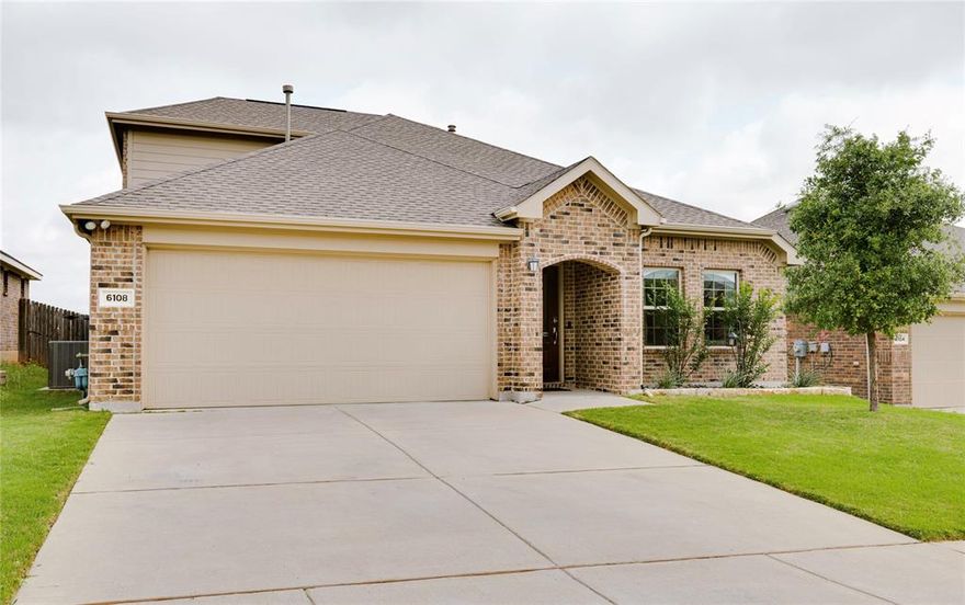 Discover comfort and functionality in this 4 bedroom, 2.5 bath home in Primrose Crossing Fort Worth, designed to fit a variety of lifestyles. All bedrooms are thoughtfully placed on the main level, offering convenience and privacy with a split layout that separates the primary suite from secondary rooms. The upstairs loft with a half bath adds valuable flexibility, ideal for a second living area, workspace, or guest retreat. Inside, the home offers comfortable living spaces that flow naturally for both daily living and entertaining. The kitchen is built for both daily living and entertaining, featuring a gas range, generous counter space for meal preparation, and a counter-height island that anchors the space. The layout supports ease and livability, with intentional design that maximizes both space yet feels warm and inviting. Residents can take advantage of nearby jogging trails, a dedicated dog park, and a resort-style family pool, all within close reach. This home offers a compelling blend of warmth, functionality, and lifestyle in a desirable Fort Worth community where it truly feels like home. Showings will begin at noon on Tuesday April 21st.