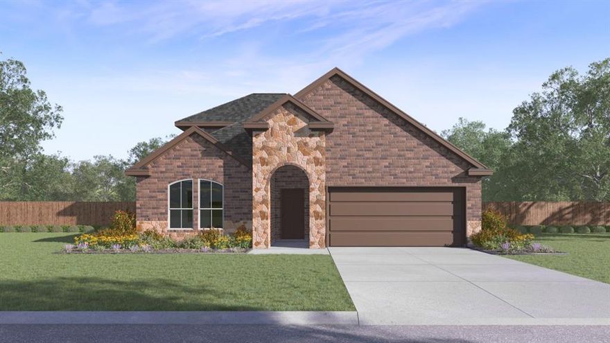 New! Absolutely amazing two story floor plan! Four bedrooms, three full baths, and large game room! Home includes, island kitchen, granite counters throughout, LED lighting, full sprinkler system, professionally engineered post tension foundation, and much more!
Come see this stunning new community in Caddo Mills nestled between Hwy 66 and I-30. Enjoy small town country living with access to downtown Dallas only 42 miles away. With a playground, community pool, and 3 large lakes under an hour away, there’s no shortage of outdoor fun available with this neighborhood. This community has something for everyone! Schedule a tour today!