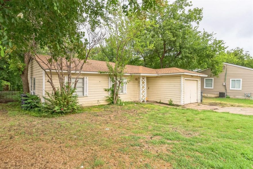 Single-family, ranch-style home in Arlington. This home offers 3 Bedrooms and 1 full Bathroom. 1-car attached garage, private back yard with mature trees and established landscape. Close to Arlington Entertainment district, just minutes from AT&T stadium. Call for more information!