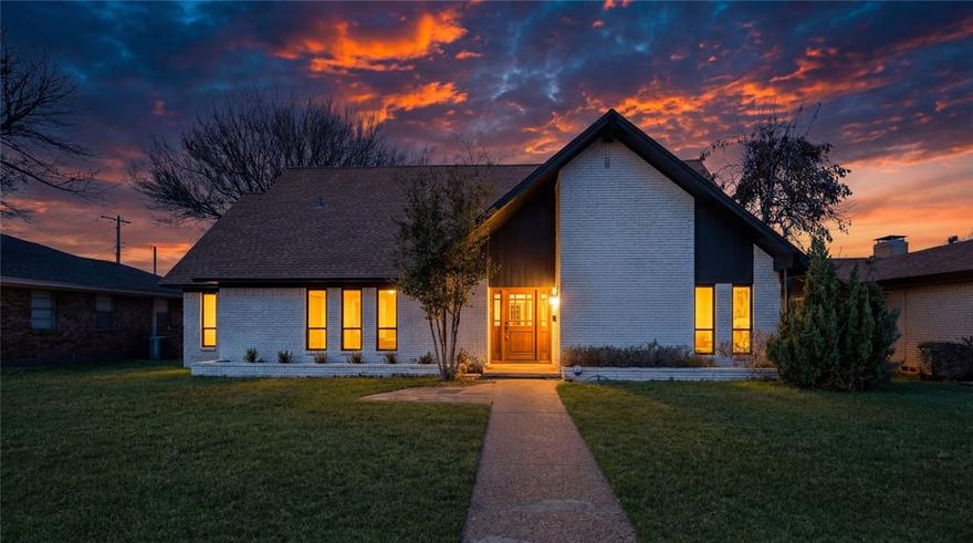 Step inside this fully renovated contemporary retreat, in the sought after Lake Highlands. Thoughtfully redesigned to blend modern architecture with everyday livability, this home showcases elevated finishes and exceptional attention to detail throughout.

The chef’s kitchen is a true showpiece, featuring marble countertops, soft-close custom cabinetry, brand-new stainless steel appliances, and striking designer lighting. Spa-inspired bathrooms impress with frameless glass showers and marble finishes, while an upstairs game room provides the perfect space for entertaining, movie nights, or a private flex area.

Additional highlights include brand-new flooring throughout, a sleek modern staircase with iron railing, recessed LED lighting, and refined high-end touches at every turn.

Out back, enjoy a covered patio overlooking a spacious, private backyard—ideal for entertaining, play, or quiet evenings at home. All of this is set in one of Dallas’s most desirable locations, with easy access to White Rock Lake, Lake Highlands trails, premier shopping and dining, and highly regarded schools.

Move-in ready with timeless style and a prime location, this home truly checks every box.