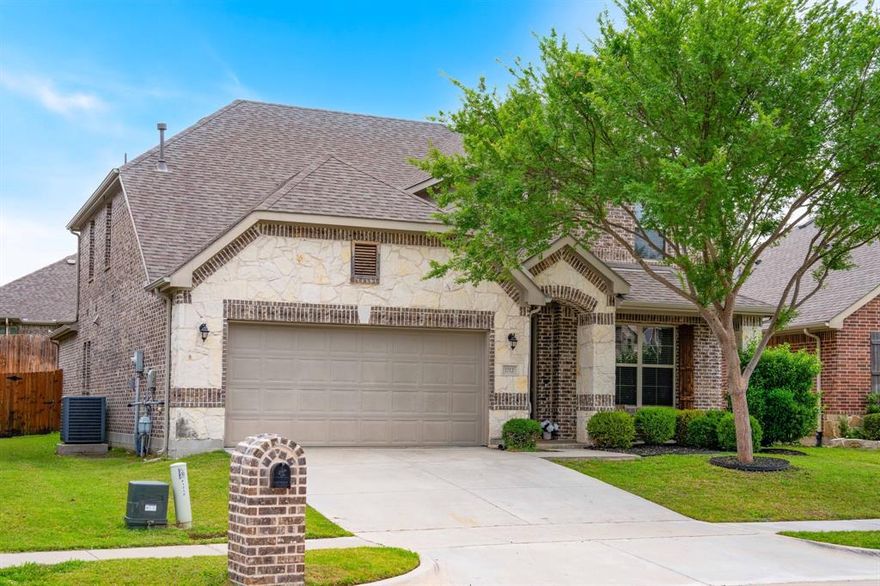 If you’ve been looking for a home that offers space to live, work, and stay connected to everything—1712 Jessie delivers!  This well-designed 3-bedroom, 2.5-bath home with a spacious game room and an oversized private study has it all - layout, lighting, and location!  Inside, the layout is built for function and flexibility. Soaring ceilings and natural light create an open feel, while ceramic tile flooring and clean architectural details carry throughout the main living areas. The kitchen features custom cabinetry, granite countertops, a large island, stainless steel appliances, gas range, and built-in microwave—designed for both daily use and entertaining.  A standout feature is the oversized study with French doors, offering a true dedicated workspace ideal for remote work, client calls, or a quiet home office setup. The primary suite is privately positioned and includes raised ceilings, dual sinks with quartz countertops, a garden tub, separate shower, and a custom walk-in closet system. Upstairs, two additional bedrooms are complemented by a spacious game room that can serve as a second living area, media room, or flex space.  Outdoor living includes both covered front and back porches, along with a large backyard. Additional features include ceiling fans throughout, ample storage, fresh interior paint (2026), and an epoxy garage floor (2026). Community amenities include a pool, splash pad, park, playground, and basketball court!  Walkable to schools and positioned just minutes from the Dallas North Tollway with easy access to Hwy 380, 75, and Preston Road! Minutes from the upcoming Universal Kids Resort, PGA golf courses, Gates of Prosper, and a wide range of dining, shopping, and medical! ** more pictures coming May 7th **